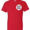 Baseball Monogram (Left Chest) T shirt|NL