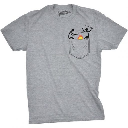 Camping Fire Printed T-Shirt| NL