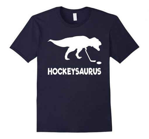 Funny Hockey Dinosaur T Shirt|NL