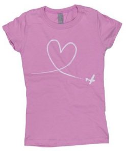 Girls Heart Skywriter T-Shirt|NL