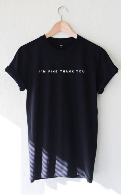 I'm fine thank you t-shirt| NL