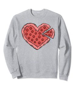 Funny Pizza Heart Sweatshirt| NL