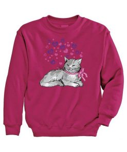 Heart Kitty Sweatshirt| NL