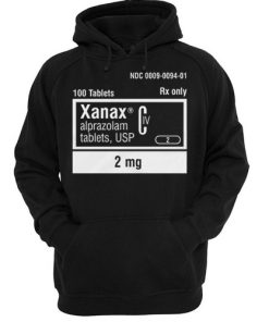 Xanax 2mg Rx Only hoodie RF
