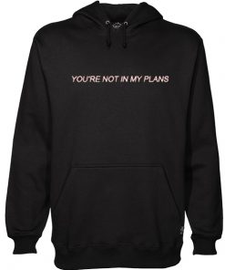 You're Not In My Plans hoodie RF