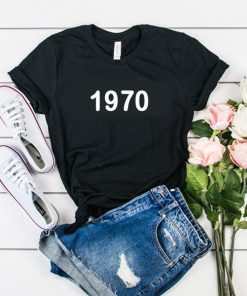 1970 font t shirt RF