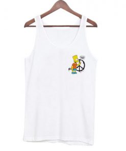 Bart Simpson Peace Man Tank Top RF