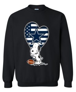 Snoopy Football Sports Sweatshirt RF