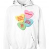 Xanarchy candy Heart Pink Hoodie RF