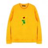 Embroidered Sunflower Sweatshirt
