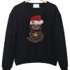 Santa Baby Sloth Christmas light ugly sweatshirt
