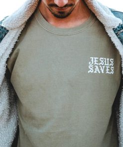 Jesus Saves t shirt RJ22