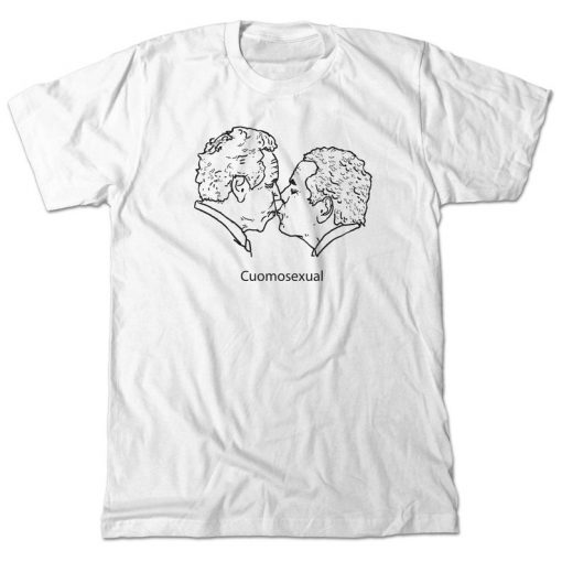 Andrew and Chris Cuomo kiss t shirt