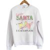 SpongeBob SquarePants Santa I Can Explain sweatshirt RF