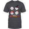 Baseball Halloween And Merry Christmas, Happy Hallothanksmas t shirt