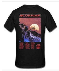 Drake Scorpion World Tour back t shirt