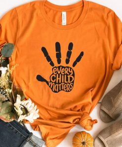 Every Child Matters Hands t shirt, Orange Shirt Day