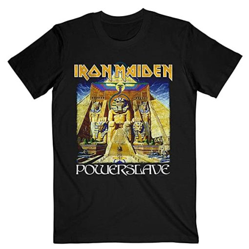 Iron Maiden Powerslave World Slavery Tour t shirt