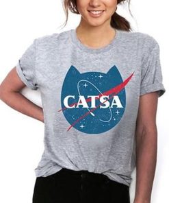 CATSA cat nasa funny t shirt