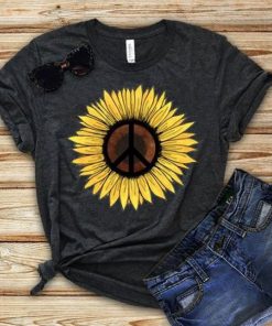 Hippie Sunflower t shirt