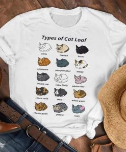 Cute Cat Loaf Cartoon t shirt