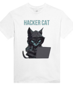 Hacker Cat T-shirt SD