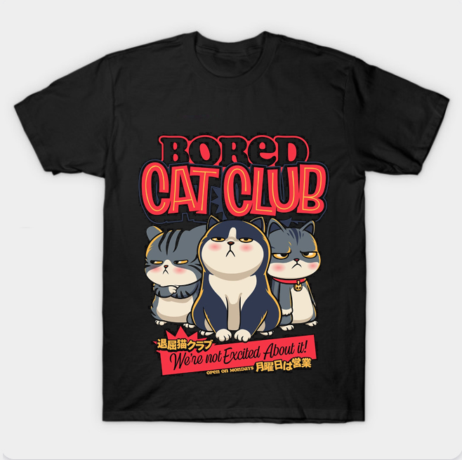 Bored Cat Club T-Shirt