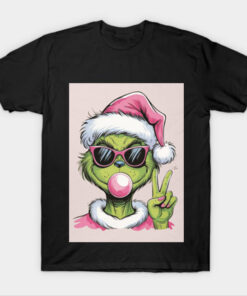Bubble Gum Pink Grinch T-Shirt
