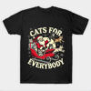 Christmas Cat Santa Cat Lover Christmas Cats For Everybody T-Shirt