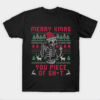 Christmas Skull Funny Ugly T-Shirt