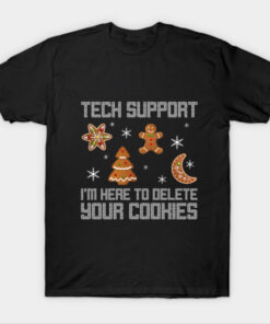 Funny Christmas Tech Support Shirt Computer Progra T-Shirt