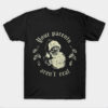 Funny Dark Christmas T Shirt Your Parents Aren't Real Gift Vintage Santa Sarcastic Holiday Graphic Tee