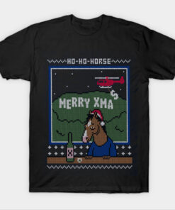Ho-Ho-Horse! - Ugly Christmas Sweater T-Shirt