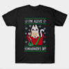 Schrödinger's Gift - Ugly Christmas Sweater - Science christmas T-Shirt
